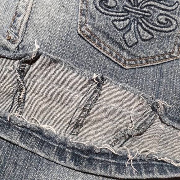 Industrial Cotton denim skirt sz 3 - Picture 7 of 7